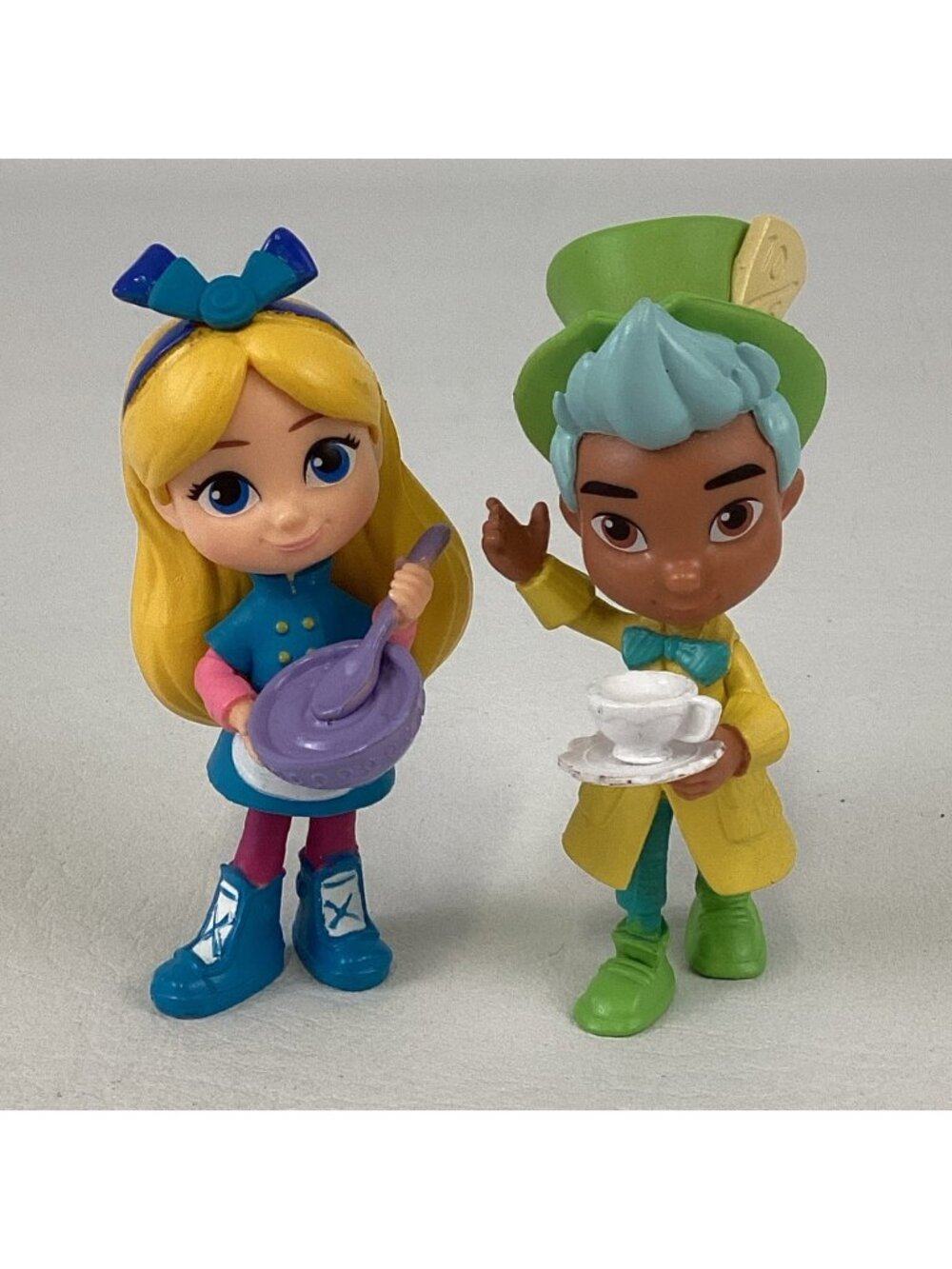 Disney Jr Alice Wonderland Bakery Friends Fergie Figures Mini Dolls Topper PVC